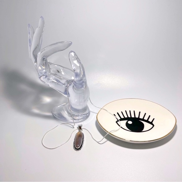 🌈 Smokey agate necklace - Picture 6 of 9